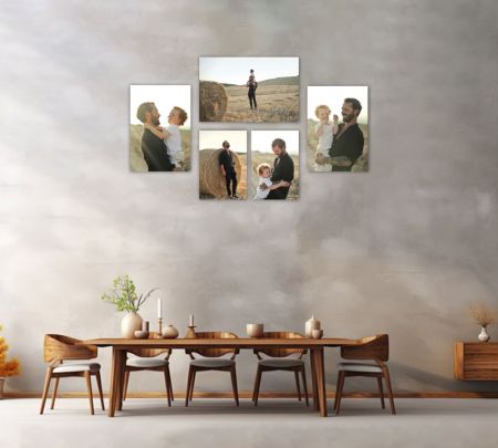 5 Panel Wall Display Canvas 33*55