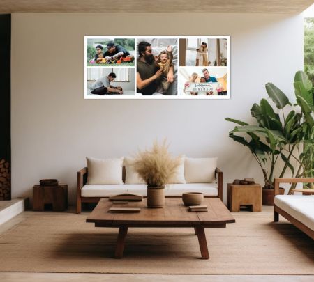 5 Panoramic Photo Collage Mockup