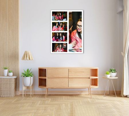 5 Portrait Photo Collage For Friends Mockup