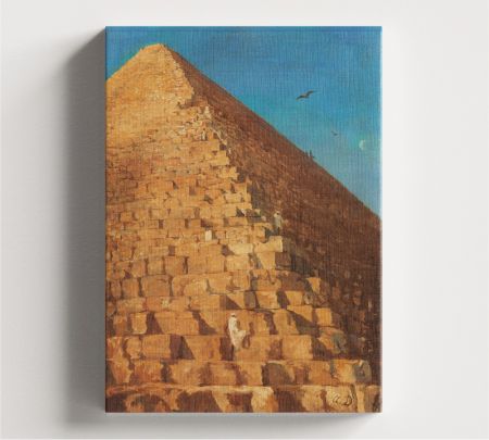 The Great Pyramid Wall Art Canvas Mockup