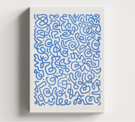 Skip Dolphin Hursh Wall Art Canvas Mockup