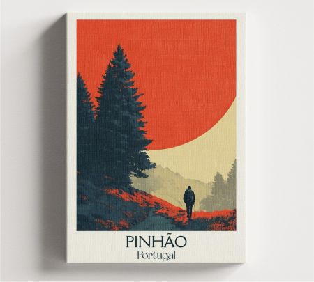 Pinhão Portugal Wall Art Canvas Mockup