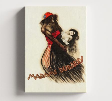 Madame Dubarry Movie Wall Art Canvas Mockup