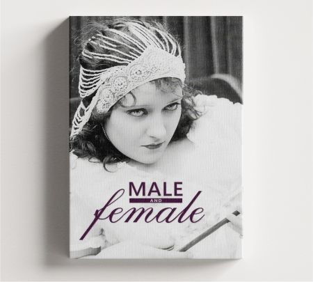 Male and Female Movie Wall Art Canvas Mockup