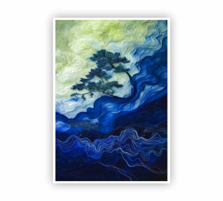 Abstract Art Poster Mockup