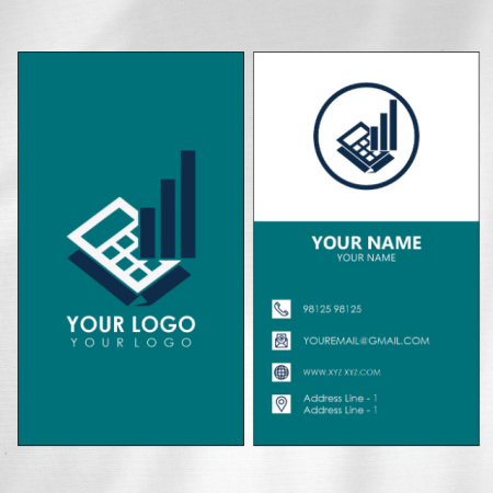Accounting Visiting Card Design 01 Main