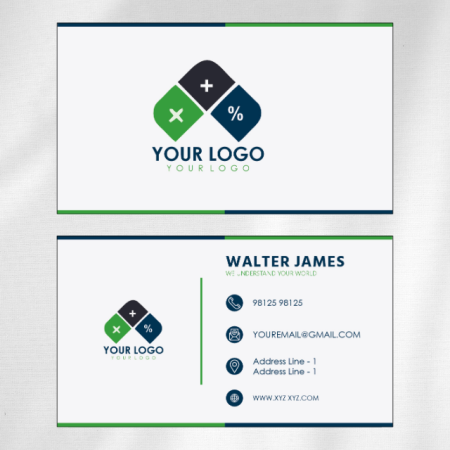 Accounting Visiting Card Design 07 Main
