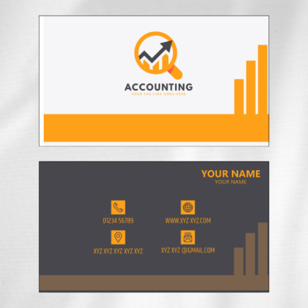 Accounting Visiting Card Design 08 Main