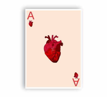 Ace Of Hearts Poster Mockup