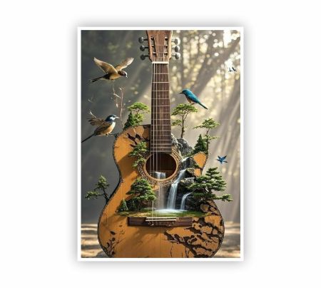 Acoustic Nature Vibes Poster Mockup