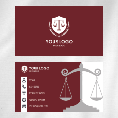 Advocate Visiting Card 12 Main