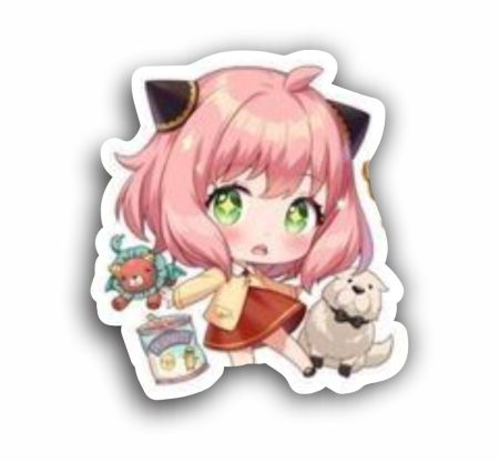 Anya With Bond Sticker