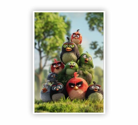 Angry Birds Poster Mockup