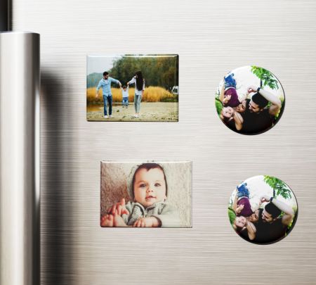 Asymmetric Fridge Magnets - Set of 4