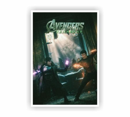 Avengers Doomsday Shang-Chi vs Gambit Fan Poster Mockup