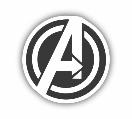 Avengers Sign Sticker