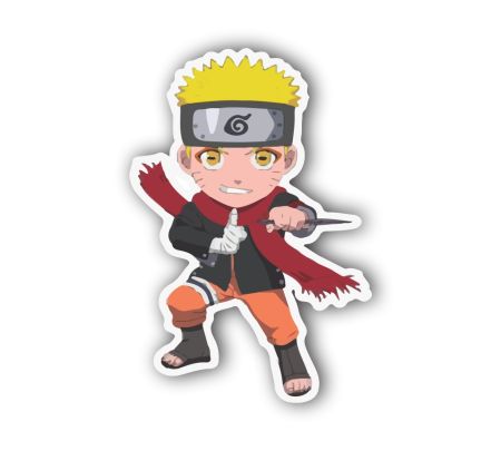 Baby Naruto Sticker Mockup