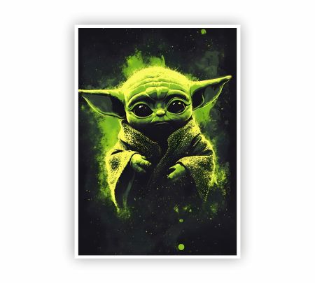Baby Yoda Poster Mockup