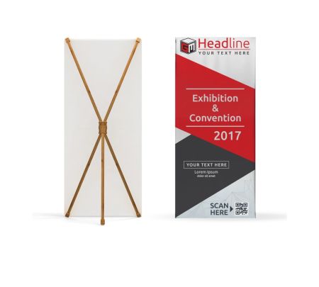 Bamboo X banner Stands