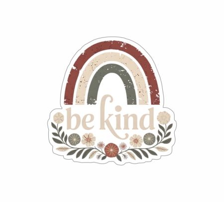 Be Kind 01 Sticker Mockup