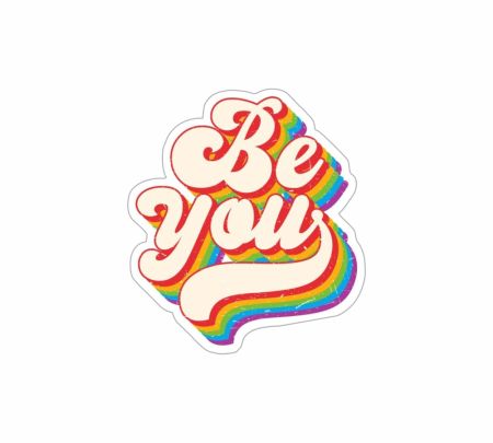 Be You Sticker Mockup
