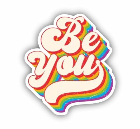 Be You Sticker Mockup
