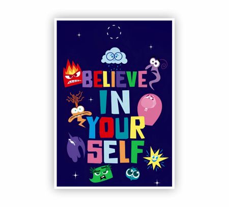 Believe In Yourself Emotions Poster Mockup