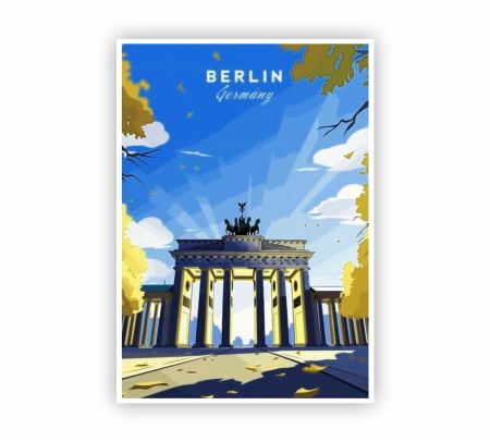 Berlin Germany Poster Mockup