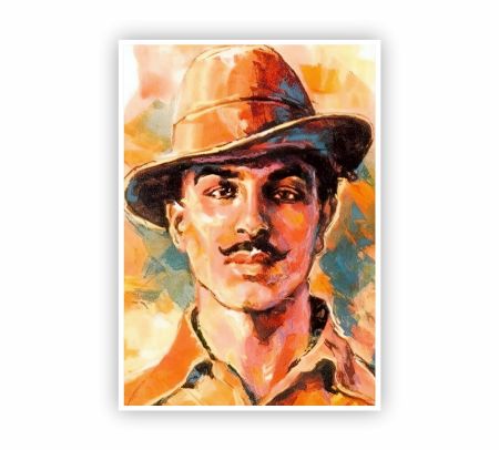 Bhagat Singh Poster Mockup