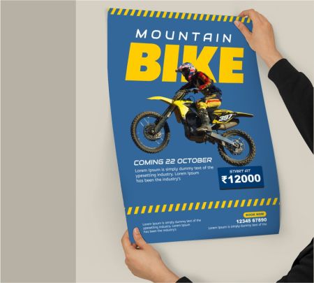 Bike Poster Mockup