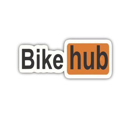 BikeHub Sticker Mockup