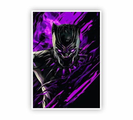 Black Panther Marvel Poster Mockup