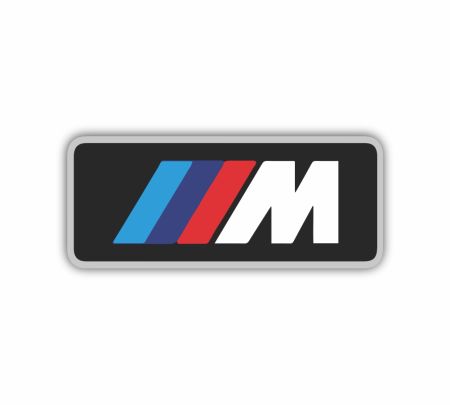 BMW M Series Sticker Mockup