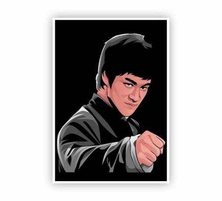Bruce Lee Action Poster Mockup