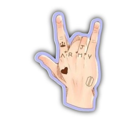 BTS Army Sign Sticker