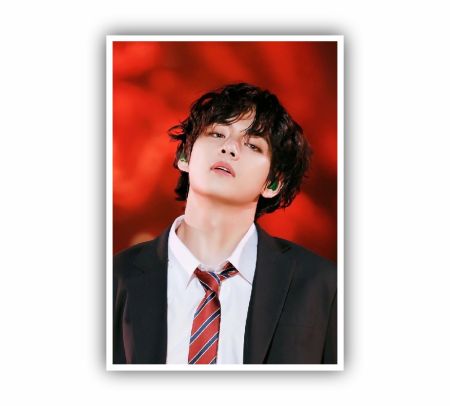BTS Kim Taehyung Poster Mockup