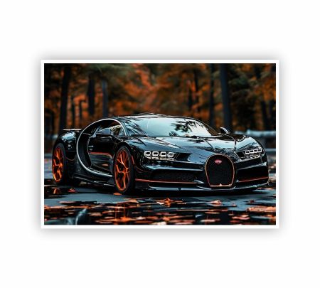 Bugatti Chiron Poster Mockup