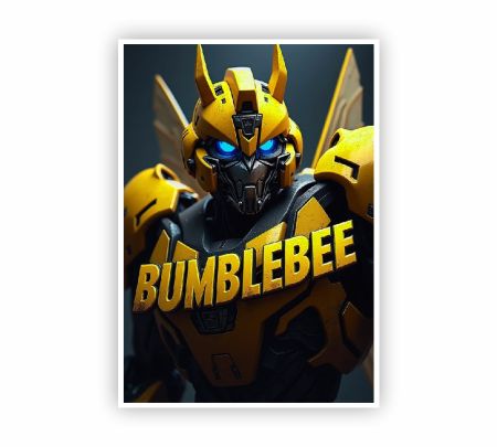 Bumblebee Poster Mockup