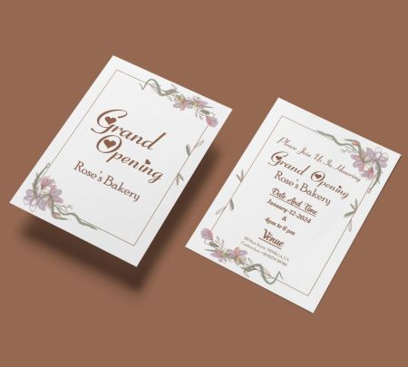 Business Invitation Cards