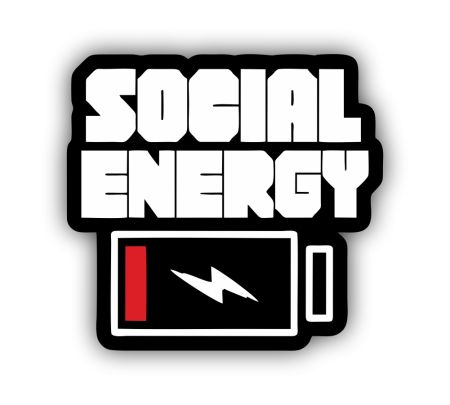 Social Energy Sticker Mockup