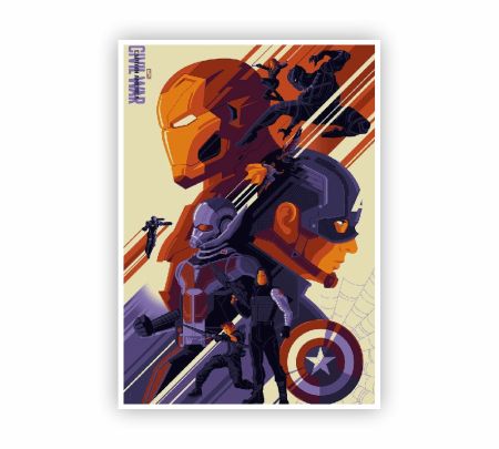 Captain America: Civil War Poster Mockup