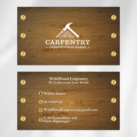 Carpenter Visiting Card Design 05