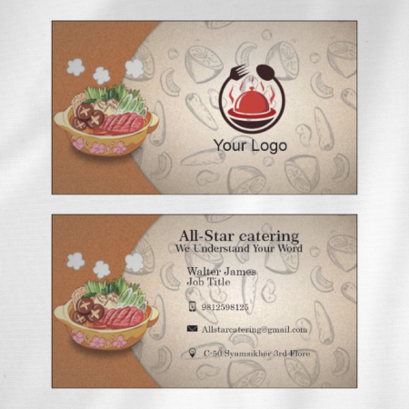 Catering Visiting Card Design 07