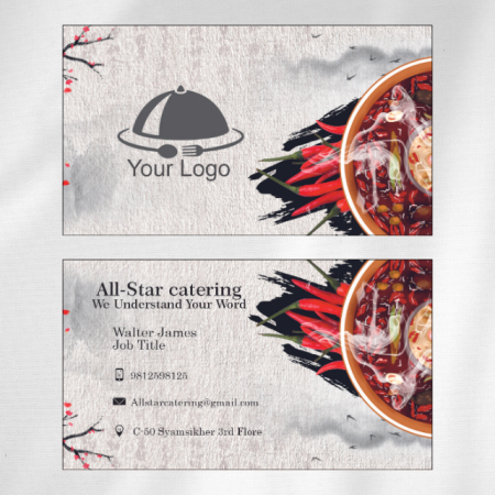 Catering Visiting Card Design 08 Main