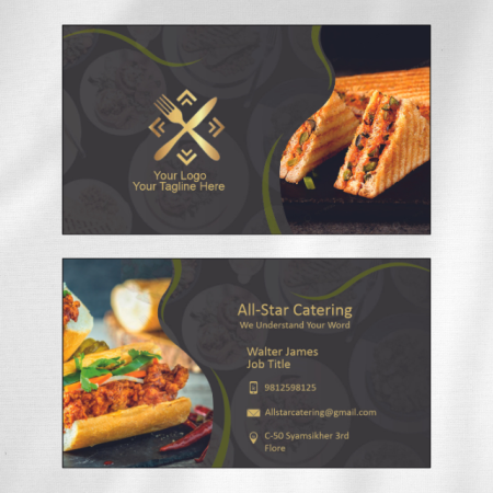 Catering Visiting Card Design 11