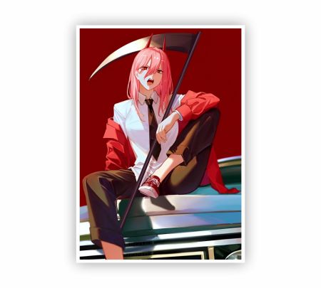 Chainsaw Man Power Poster Mockup