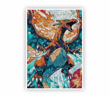 Charizard Pokémon Poster Mockup
