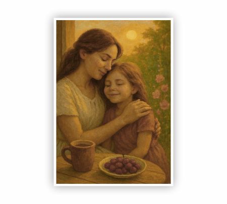 Cherished Moments of Motherhood Poster Mockup
