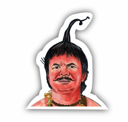 Chhota Pandit Sticker Mockup