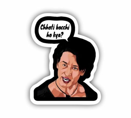 Chhoti Bacchi Ho Kya Sticker Mockup